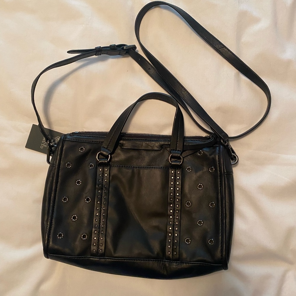 Vince Camuto Black Leather Handbag